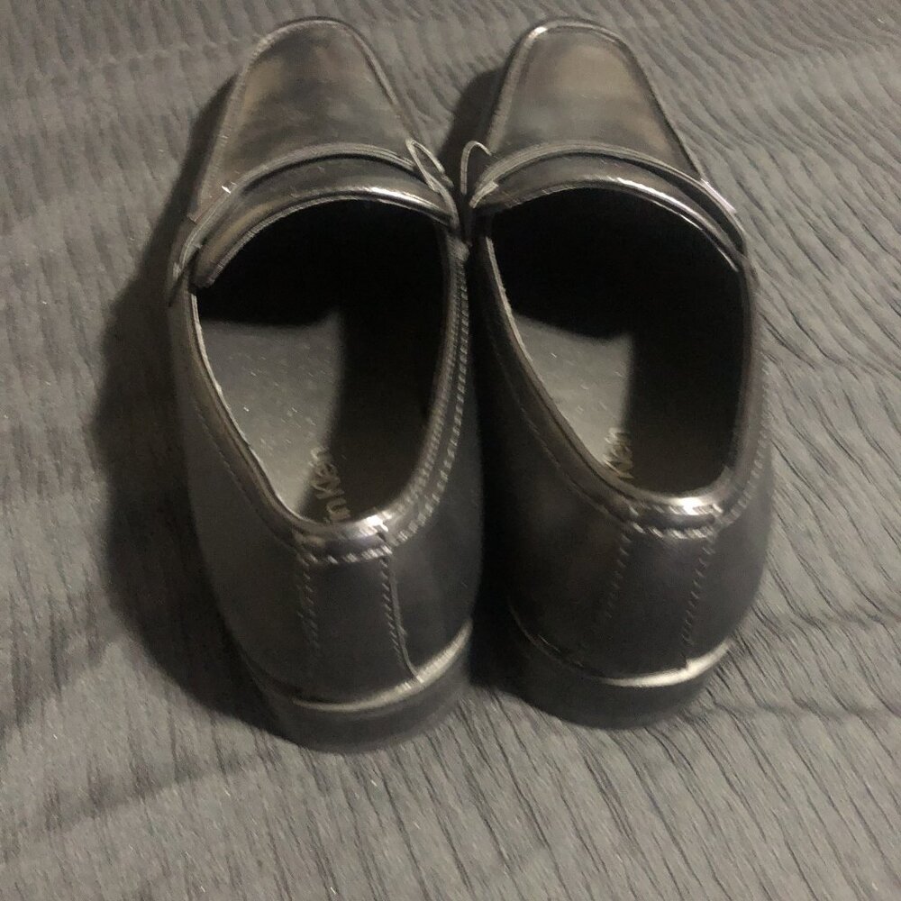 Calvin Klein Men's Dress Shoes, Size 9.5, CMJIMNON-R, Solid Black, Slip-On - Picture 4 of 5
